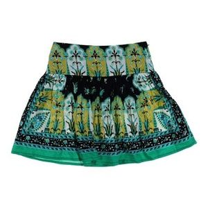 Kersh Printed Mini Skirt Boho Beach Cover-Up Size S/P EUC